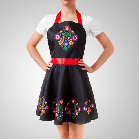 Nitly FOLK Fartuszek Sukienka elegancki POLSKI Nitly FOLK Fartuszek Sukienka elegancki POLSKI
