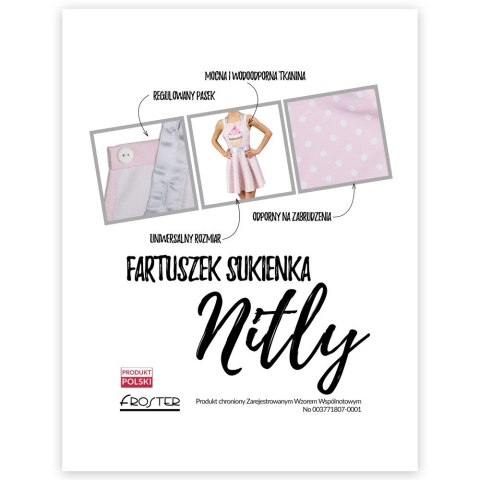 Nitly Muffin Fartuszek Sukienka kuchenny POLSKI Nitly Muffin Fartuszek Sukienka kuchenny POLSKI