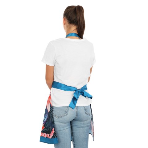 Nitly Paradise Blue - Fartuch Sukienka - elegancki prezent dla Żony Nitly Paradise Blue - Fartuch Sukienka - elegancki prezent dla Żony