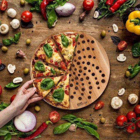 Pizza Aerator Deska do Serwowania Pizzy Drewniana Pizza Aerator Deska do Serwowania Pizzy Drewniana
