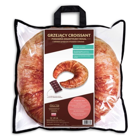 Grzejący Croissant Gigantyczny Rogal na Walentynki Grzejący Croissant Gigantyczny Rogal na Walentynki