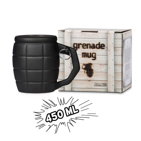 Kubek Granat Czarny 450 ml dla Taty Dziadka Kubek Granat Czarny 450 ml dla Taty Dziadka