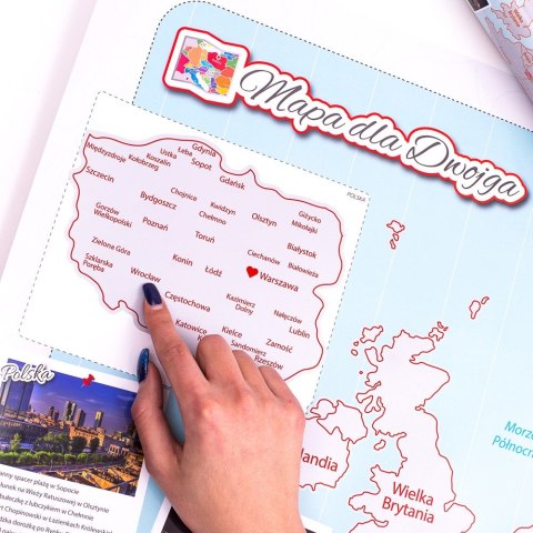 Mapa Zdrapka dla Dwojga Młodej Pary prezent ślubny Mapa Zdrapka dla Dwojga Młodej Pary prezent ślubny