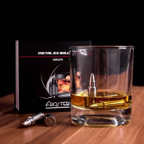 Metalowe Pociski do Drinków - Srebrne Metalowe Pociski do Drinków - Srebrne