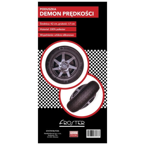 Poduszka Demon Prędkości koło opona DUŻA Poduszka Demon Prędkości koło opona DUŻA
