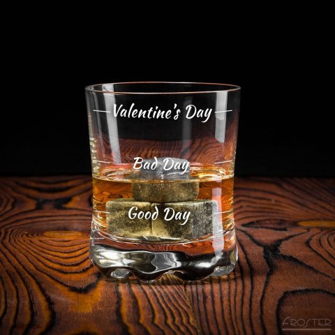 Szklanka do whisky Valentine's Day kawalerski Szklanka do whisky Valentine's Day kawalerski