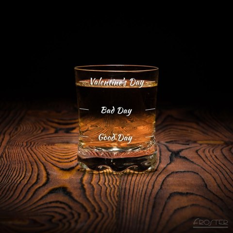 Szklanka do whisky Valentine's Day kawalerski Szklanka do whisky Valentine's Day kawalerski