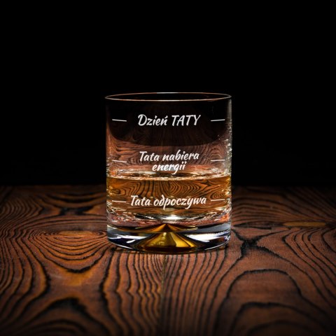 Szklanka do whisky w etui dla Taty - Prezent na Dzień Ojca - na urodziny Szklanka do whisky w etui dla Taty - Prezent na Dzień Ojca - na urodziny