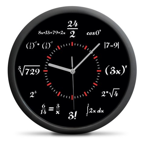 Zegar Matematyka Kujona prezent dla maturzysty Zegar Matematyka Kujona prezent dla maturzysty