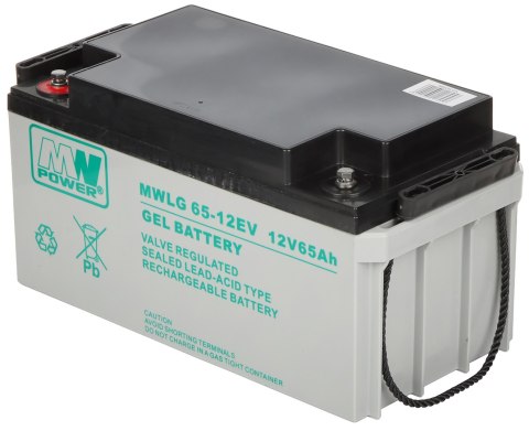 AKUMULATOR ŻELOWY 12V/65AH-MWLG MW Power AKUMULATOR ŻELOWY 12V/65AH-MWLG MW Power