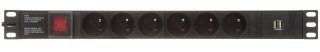 LISTWA ZASILAJĄCA PD-6/R-USB