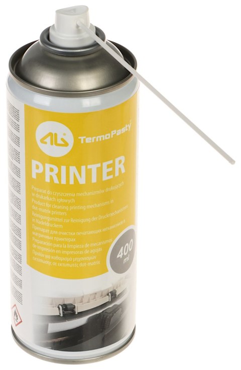 PREPARAT CZYSZCZĄCY DO DRUKAREK PRINTER-CLEANER/400 SPRAY 400 ml AG TERMOPASTY PREPARAT CZYSZCZĄCY DO DRUKAREK PRINTER-CLEANER/400 SPRAY 400 ml AG TERMOPASTY