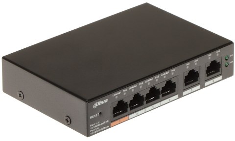 SWITCH POE CS4006-4ET-60 4-PORTOWY DAHUA SWITCH POE CS4006-4ET-60 4-PORTOWY DAHUA