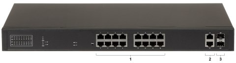 SWITCH POE GTX-CLM1-18-16G2G2SFP 16-PORTOWY SFP SWITCH POE GTX-CLM1-18-16G2G2SFP 16-PORTOWY SFP