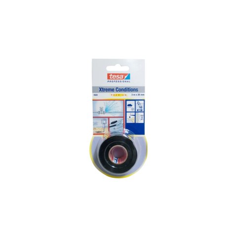 Taśma samowulkaniz.naprawcza silikon.xtreme 3m:25mm czarna Taśma samowulkaniz.naprawcza silikon.xtreme 3m:25mm czarna