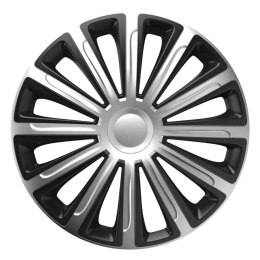 Kołpak samochodowy czarno srebrny trend silver&black 16