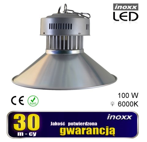 Lampa przemysłowa led 100w high bay cob 6000k zimna 10 000lm Lampa przemysłowa led 100w high bay cob 6000k zimna 10 000lm