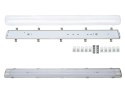 Oprawa hermetyczna przemysłowa ip65 led 2x120cm t8 g13 jednostronnie zasilana