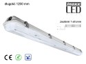 Oprawa hermetyczna przemysłowa ip65 led 2x120cm t8 g13 jednostronnie zasilana