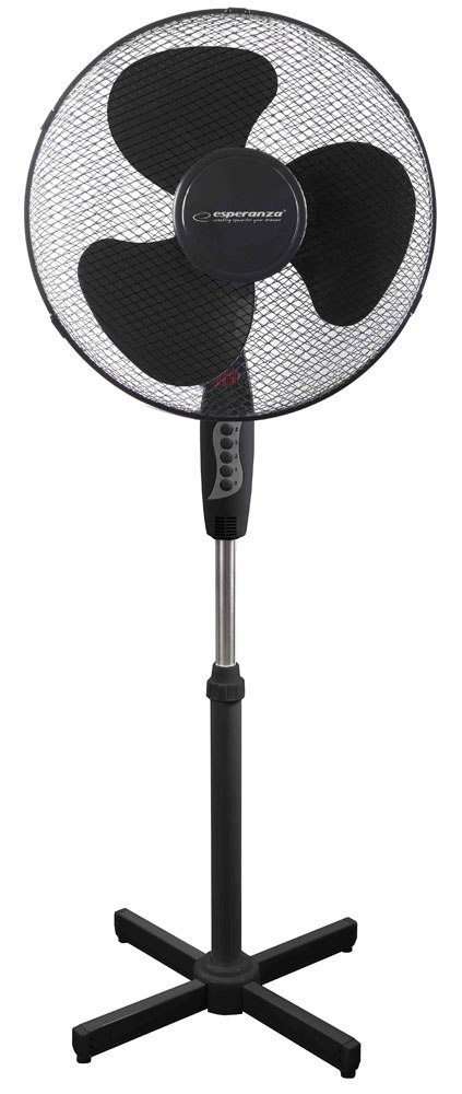 EHF001KK Esperanza wentylator 16'' stojący hurricane czarny EHF001KK Esperanza wentylator 16'' stojący hurricane czarny
