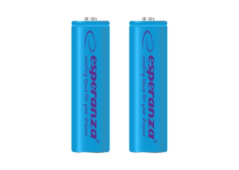 EZA103B Esperanza akumulatorki ni-mh aa 2000mah 2szt. niebieskie EZA103B Esperanza akumulatorki ni-mh aa 2000mah 2szt. niebieskie