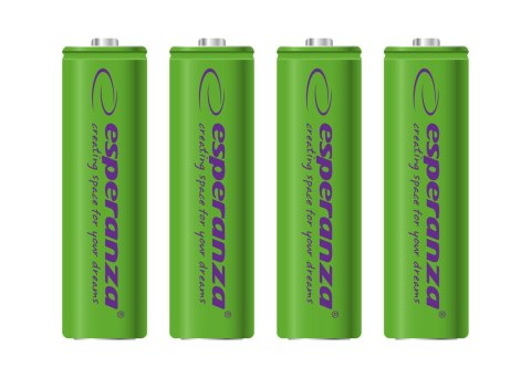 EZA104G Esperanza akumulatorki ni-mh aa 2000mah 4szt. zielone EZA104G Esperanza akumulatorki ni-mh aa 2000mah 4szt. zielone