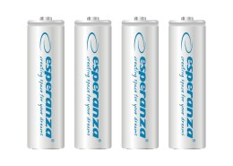 EZA104W Esperanza akumulatorki ni-mh aa 2000mah 4szt. białe