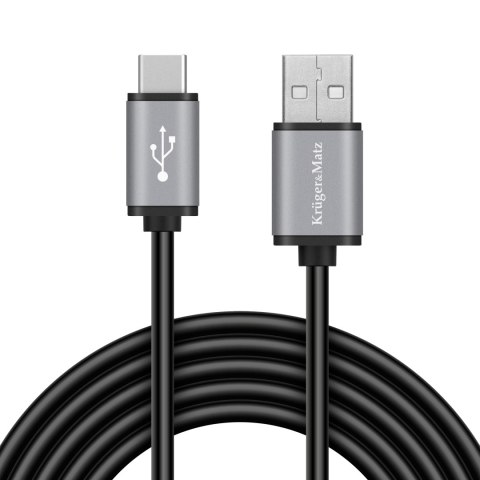 Kabel USB - USB typu C 1.8m Kruger&Matz Basic Kabel USB - USB typu C 1.8m Kruger&Matz Basic