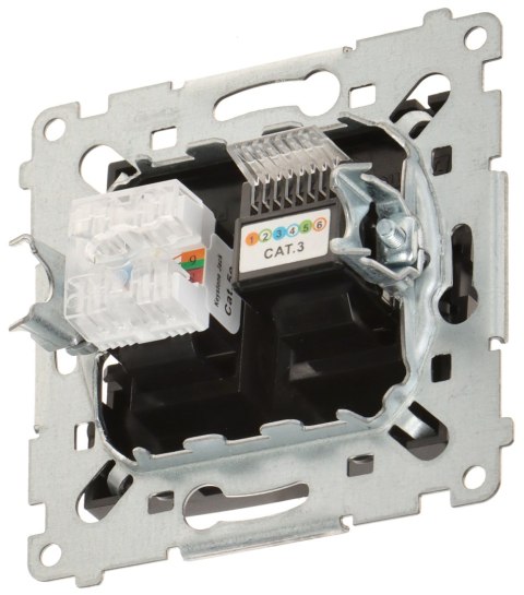 GNIAZDO KOŃCOWE RJ-45 + RJ-12 D5T.01/49-SIMON54 GNIAZDO KOŃCOWE RJ-45 + RJ-12 D5T.01/49-SIMON54