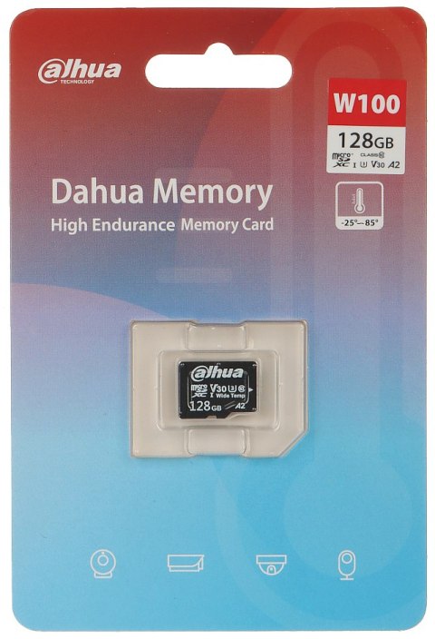 KARTA PAMIĘCI TF-W100-128GB microSD UHS-I, SDXC 128 GB DAHUA KARTA PAMIĘCI TF-W100-128GB microSD UHS-I, SDXC 128 GB DAHUA