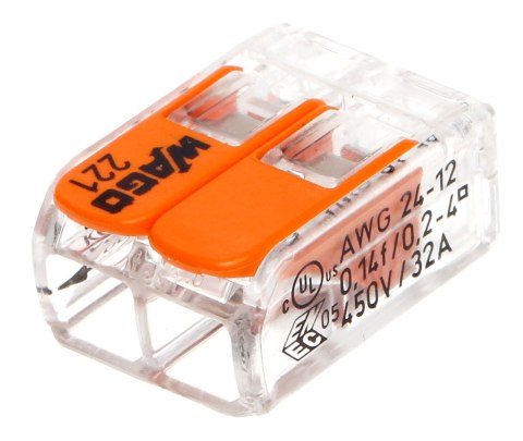 KOSTKA ELEKTRYCZNA WAGO-221-412*P100 KOSTKA ELEKTRYCZNA WAGO-221-412*P100
