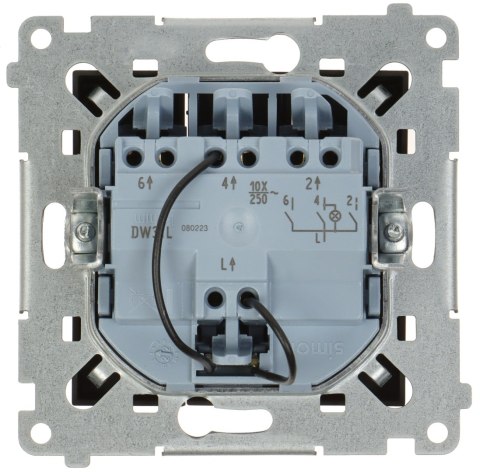 ŁĄCZNIK POTRÓJNY Z PODŚWIETLENIEM DW31L.01/49-SIMON54 250 V 10 A ŁĄCZNIK POTRÓJNY Z PODŚWIETLENIEM DW31L.01/49-SIMON54 250 V 10 A