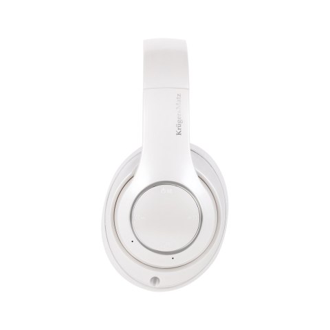 Bezprzewodowe słuchawki nauszne Kruger&Matz model Street 3 Wireless, kolor biały Bezprzewodowe słuchawki nauszne Kruger&Matz model Street 3 Wireless, kolor biały