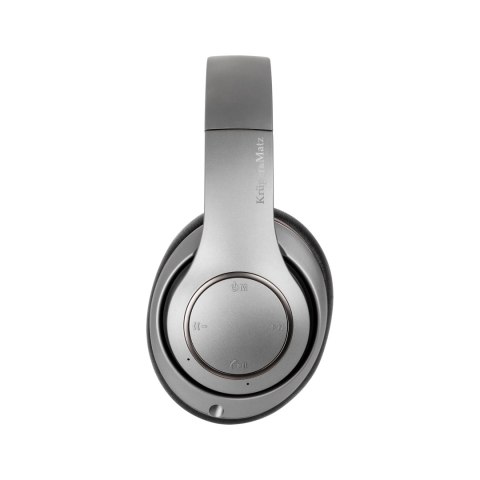 Bezprzewodowe słuchawki nauszne Kruger&Matz model Street 3 Wireless, kolor grafitowy Bezprzewodowe słuchawki nauszne Kruger&Matz model Street 3 Wireless, kolor grafitowy
