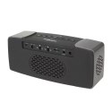 Radiobudzik bluetooth GreenBlue, FM, aux-in, 6W, temperatura, alarm, zegar, akumulator 2200mAh, GB200
