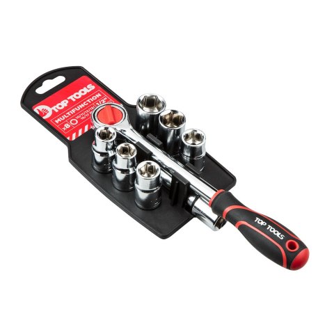 Klucze nasadowe 1/2", zestaw 8 szt. Klucze nasadowe 1/2", zestaw 8 szt.