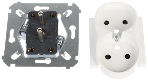 GNIAZDO PODWÓJNE DGZ2MZ.01/11-SIMON54 250 V 16 A GNIAZDO PODWÓJNE DGZ2MZ.01/11-SIMON54 250 V 16 A