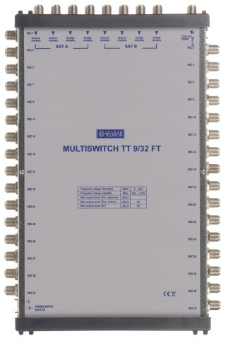 MULTISWITCH TT-9/32-FT 9 WEJŚĆ / 32 WYJŚCIA TELMOR