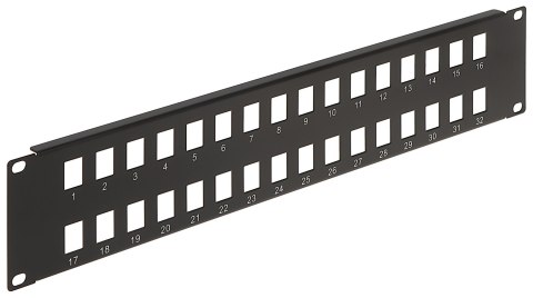 PATCH PANEL KEYSTONE PP-32/FX/2U PATCH PANEL KEYSTONE PP-32/FX/2U