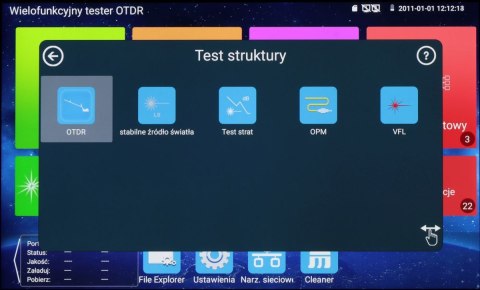 REFLEKTOMETR OPTYCZNY (OTDR) Z TESTEREM CCTV CS-R3-50H REFLEKTOMETR OPTYCZNY (OTDR) Z TESTEREM CCTV CS-R3-50H