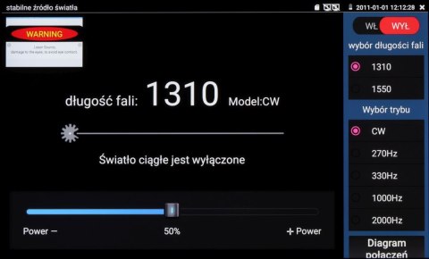 REFLEKTOMETR OPTYCZNY (OTDR) Z TESTEREM CCTV CS-R3-50H REFLEKTOMETR OPTYCZNY (OTDR) Z TESTEREM CCTV CS-R3-50H