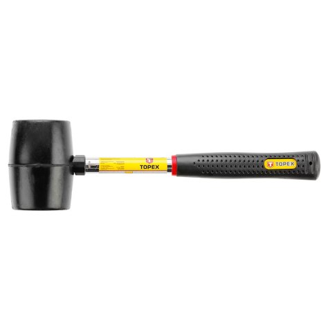 Młotek gumowy 450 g, trzonek metalowy Młotek gumowy 450 g, trzonek metalowy