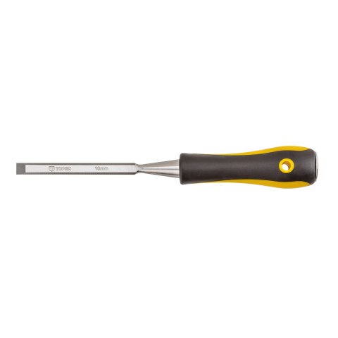 Dłuto 10 mm, dwumateriałowy uchwyt, CrV Dłuto 10 mm, dwumateriałowy uchwyt, CrV