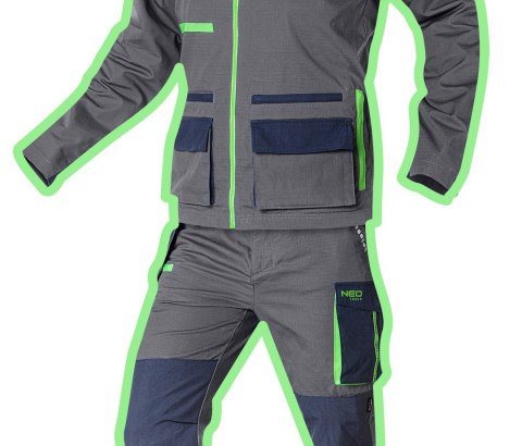 Bluza robocza PREMIUM, 100% bawełna, ripstop, rozmiar XXL Bluza robocza PREMIUM, 100% bawełna, ripstop, rozmiar XXL