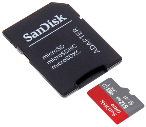 KARTA PAMIĘCI SD-MICRO-10/512-SANDISK microSD UHS-I, SDXC 512 GB SANDISK KARTA PAMIĘCI SD-MICRO-10/512-SANDISK microSD UHS-I, SDXC 512 GB SANDISK