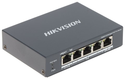 SWITCH POE DS-3E0505HP-E 4-PORTOWY Hikvision SWITCH POE DS-3E0505HP-E 4-PORTOWY Hikvision