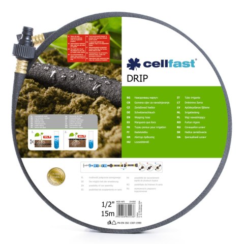 Wąż nawadniający Cellfast Drip 15m Wąż nawadniający Cellfast Drip 15m