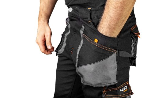 Spodnie robocze HD Slim, pasek, rozmiar XXL Spodnie robocze HD Slim, pasek, rozmiar XXL