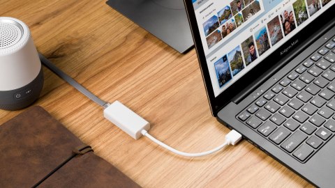 Adapter karta sieciowa USB 3.0 - RJ45 LAN gigabit 10/100/1000 Mb Kruger&Matz Adapter karta sieciowa USB 3.0 - RJ45 LAN gigabit 10/100/1000 Mb Kruger&Matz