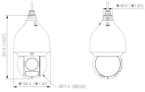 KAMERA IP SZYBKOOBROTOWA SD5A425GA-HNR - 3.7 Mpx 5.4 ... 135 mm DAHUA KAMERA IP SZYBKOOBROTOWA SD5A425GA-HNR - 3.7 Mpx 5.4 ... 135 mm DAHUA